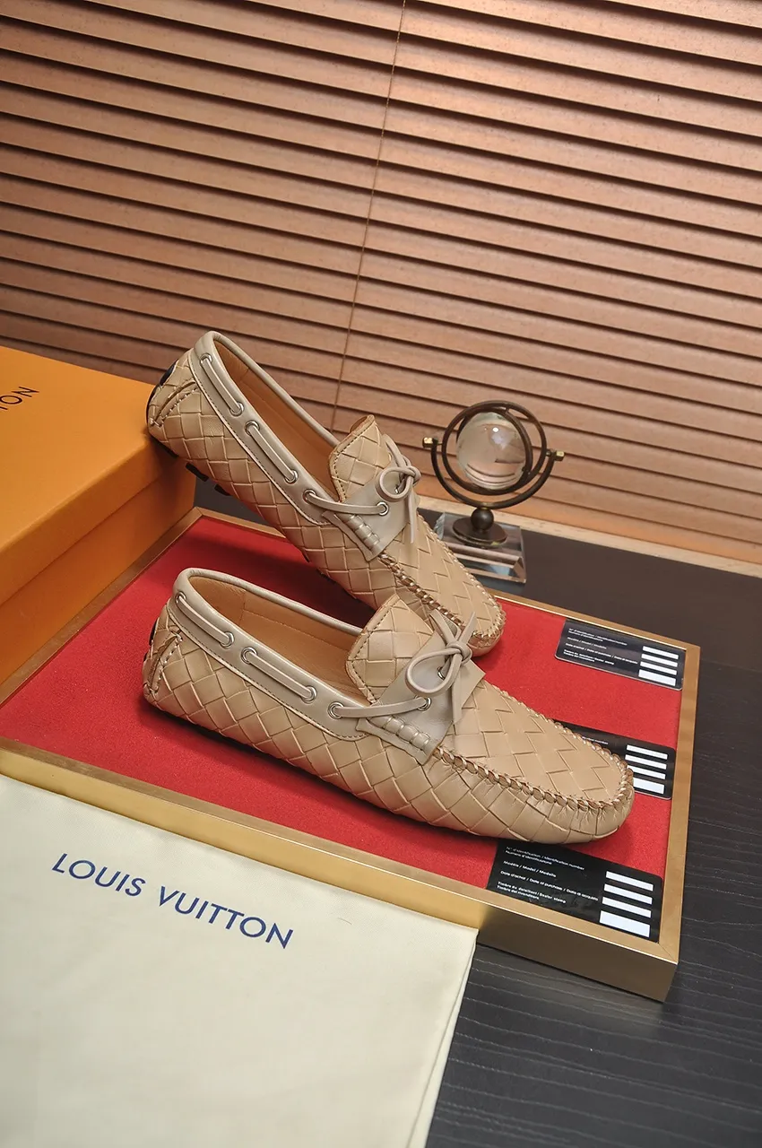 Men's Men's Shoes💰420💶【GUCCI】 (High-end Niuli) New 🍀Gucci*——Gucci Doudou Shoes! Made of imported original cowhide, the inner top layer is comfortable cowhide lining! Original wear-resistant rubber outsole! High quality products! Code number 38-44!